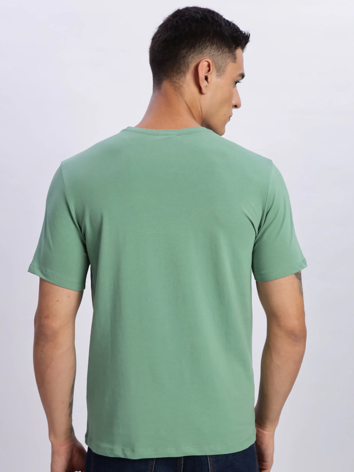 Lycra Cotton Regular Fit T-Shirt - Image 43