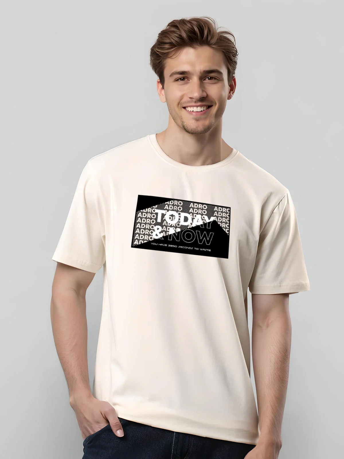 Lycra Cotton Regular Fit T-Shirt - Image 60