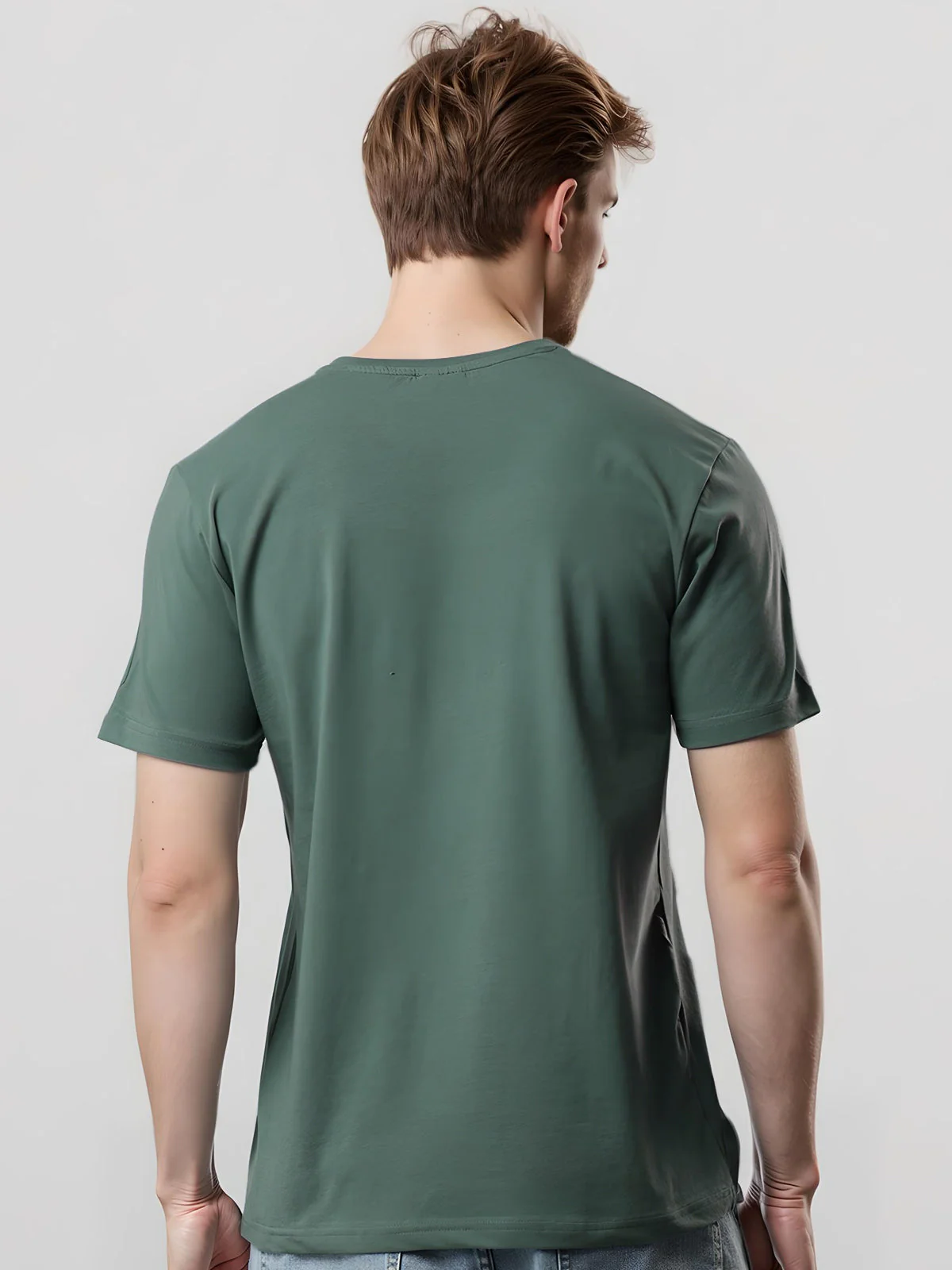Lycra Cotton Regular Fit T-Shirt - Image 10