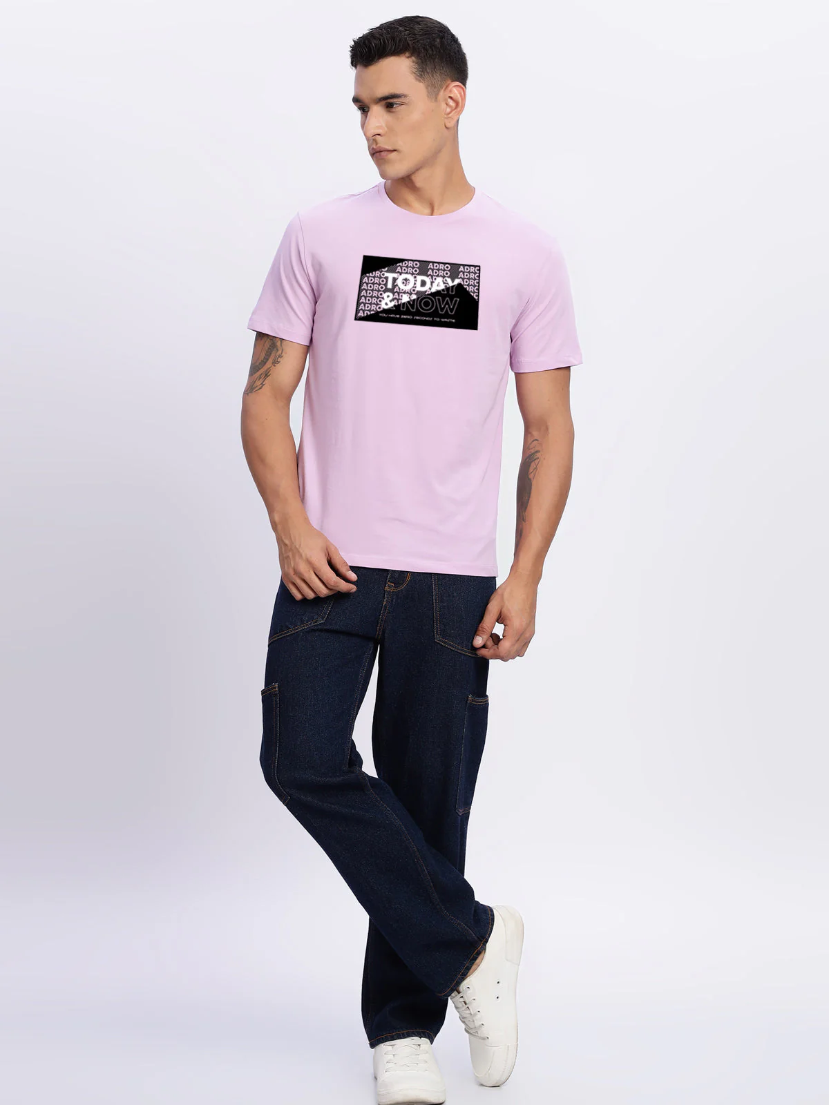 Lycra Cotton Regular Fit T-Shirt - Image 25