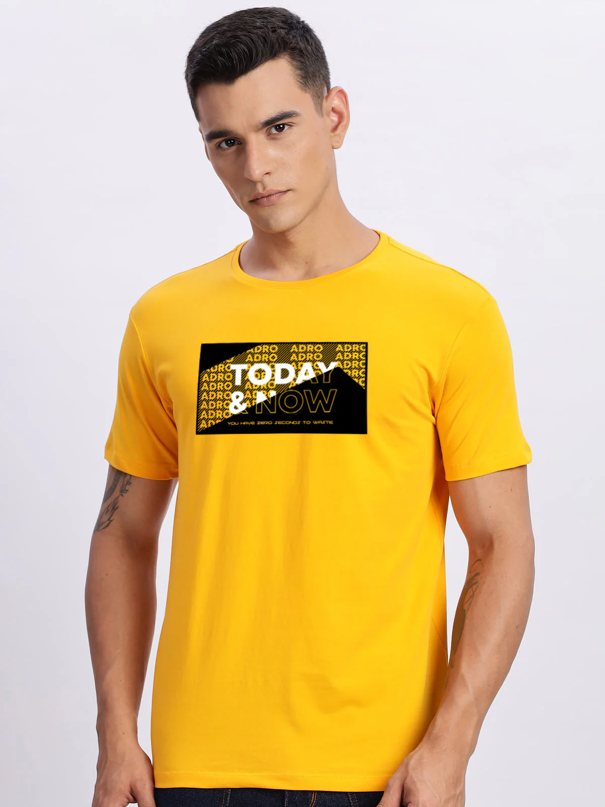 Lycra Cotton Regular Fit T-Shirt - Image 28