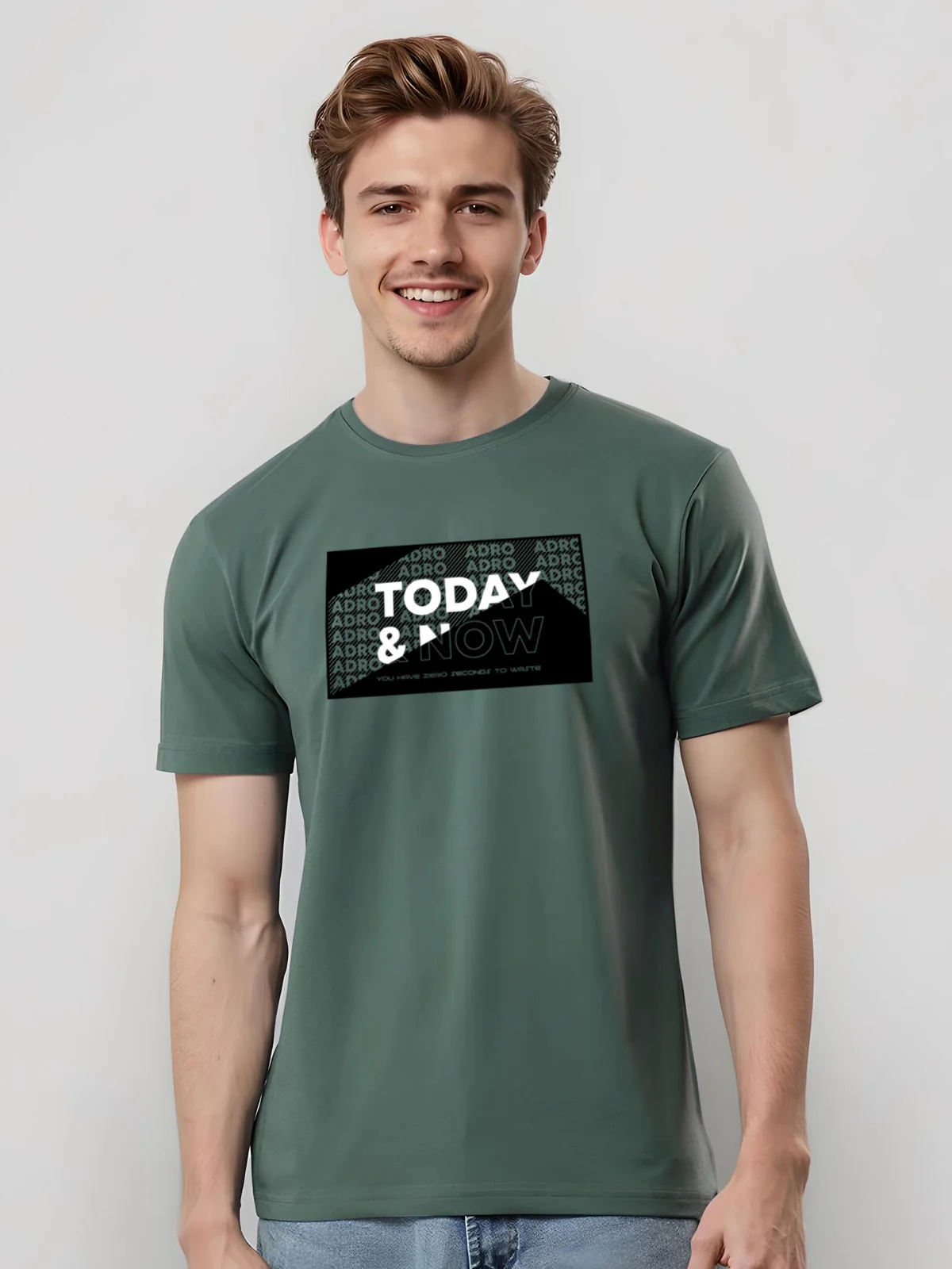 Lycra Cotton Regular Fit T-Shirt - Image 8