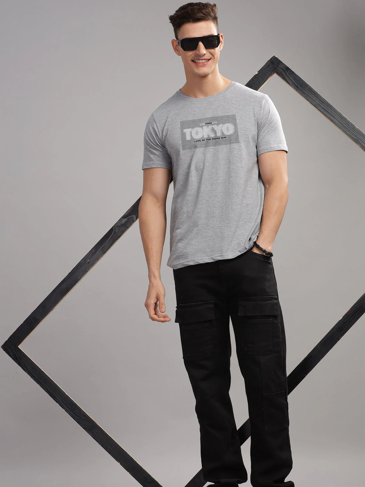 Lycra Cotton Regular Fit T-Shirt - Image 18