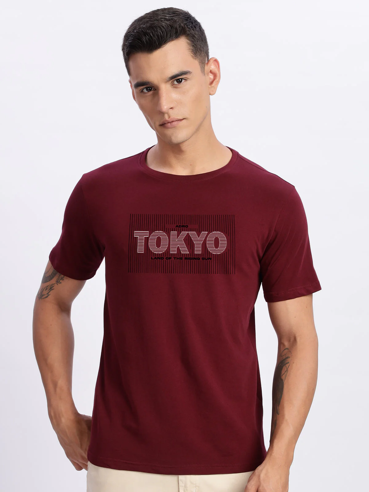 Lycra Cotton Regular Fit T-Shirt - Image 27
