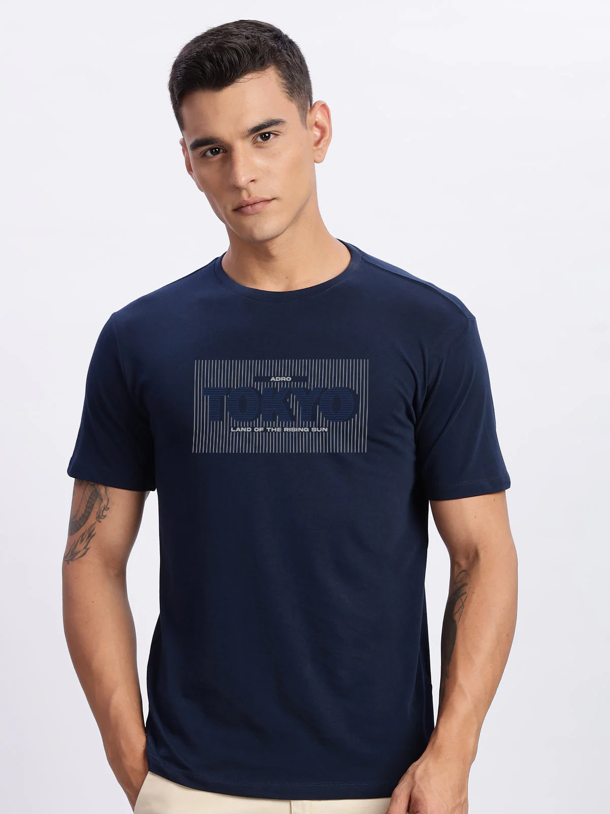 Lycra Cotton Regular Fit T-Shirt - Image 34