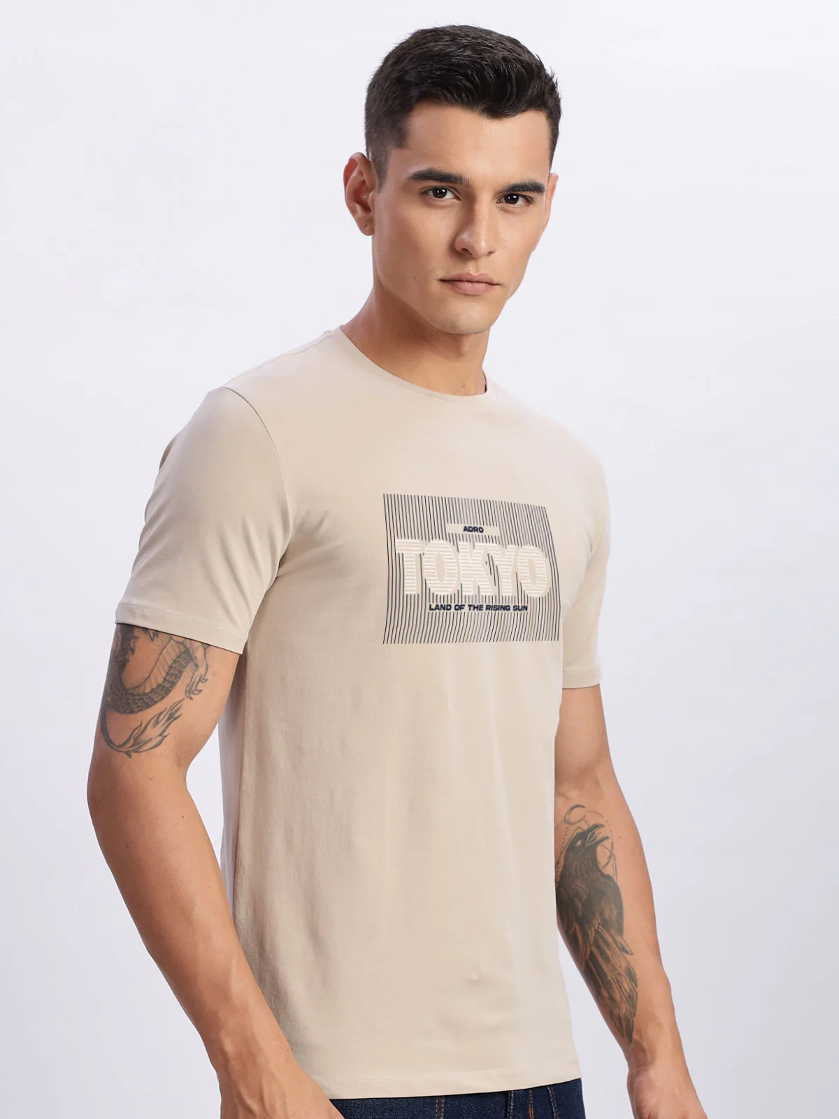 Lycra Cotton Regular Fit T-Shirt - Image 4