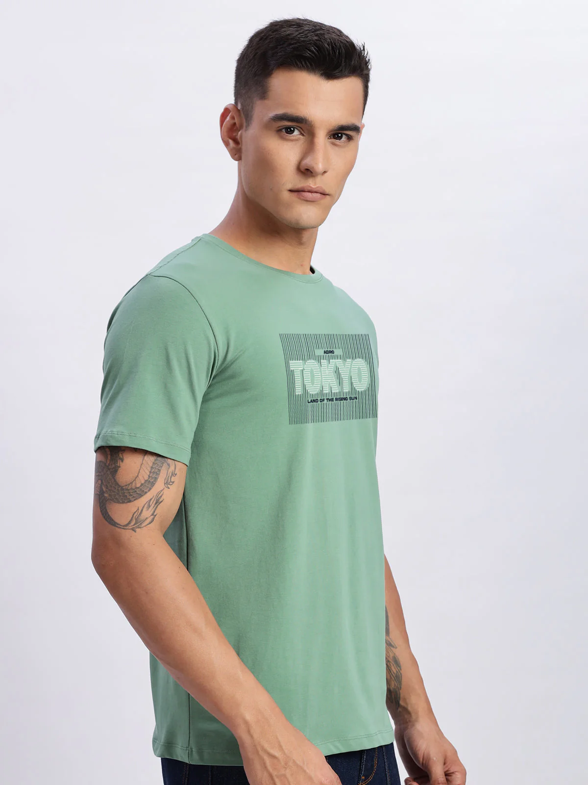 Lycra Cotton Regular Fit T-Shirt - Image 44