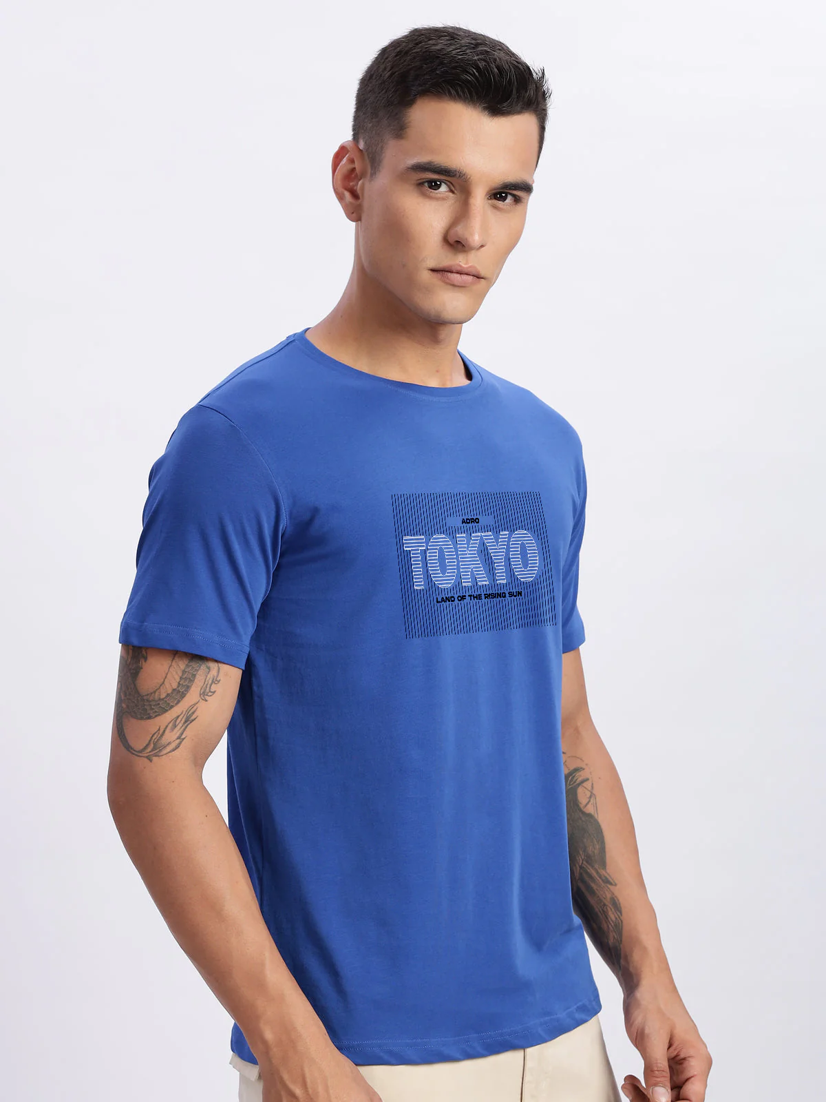 Lycra Cotton Regular Fit T-Shirt - Image 51