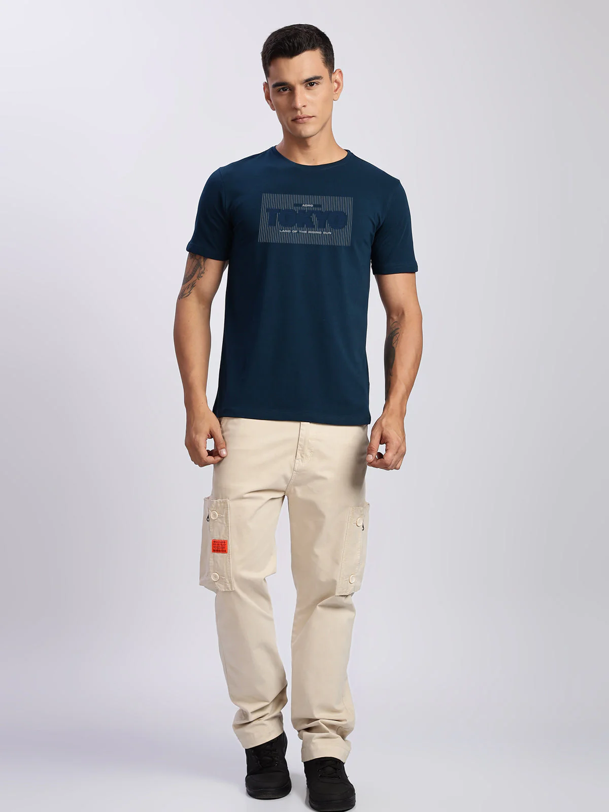 Lycra Cotton Regular Fit T-Shirt - Image 59