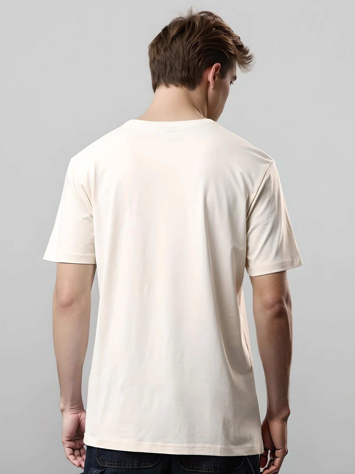 Lycra Cotton Regular Fit T-Shirt - Image 63