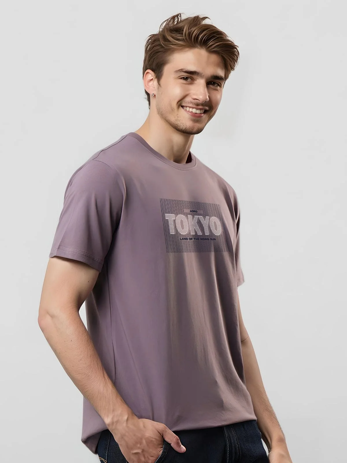 Lycra Cotton Regular Fit T-Shirt - Image 17
