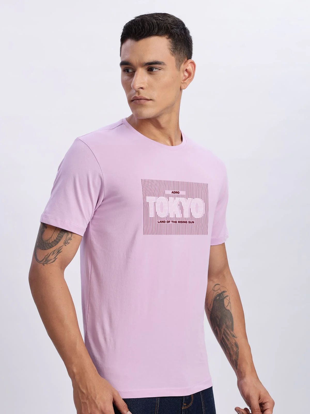 Lycra Cotton Regular Fit T-Shirt - Image 24
