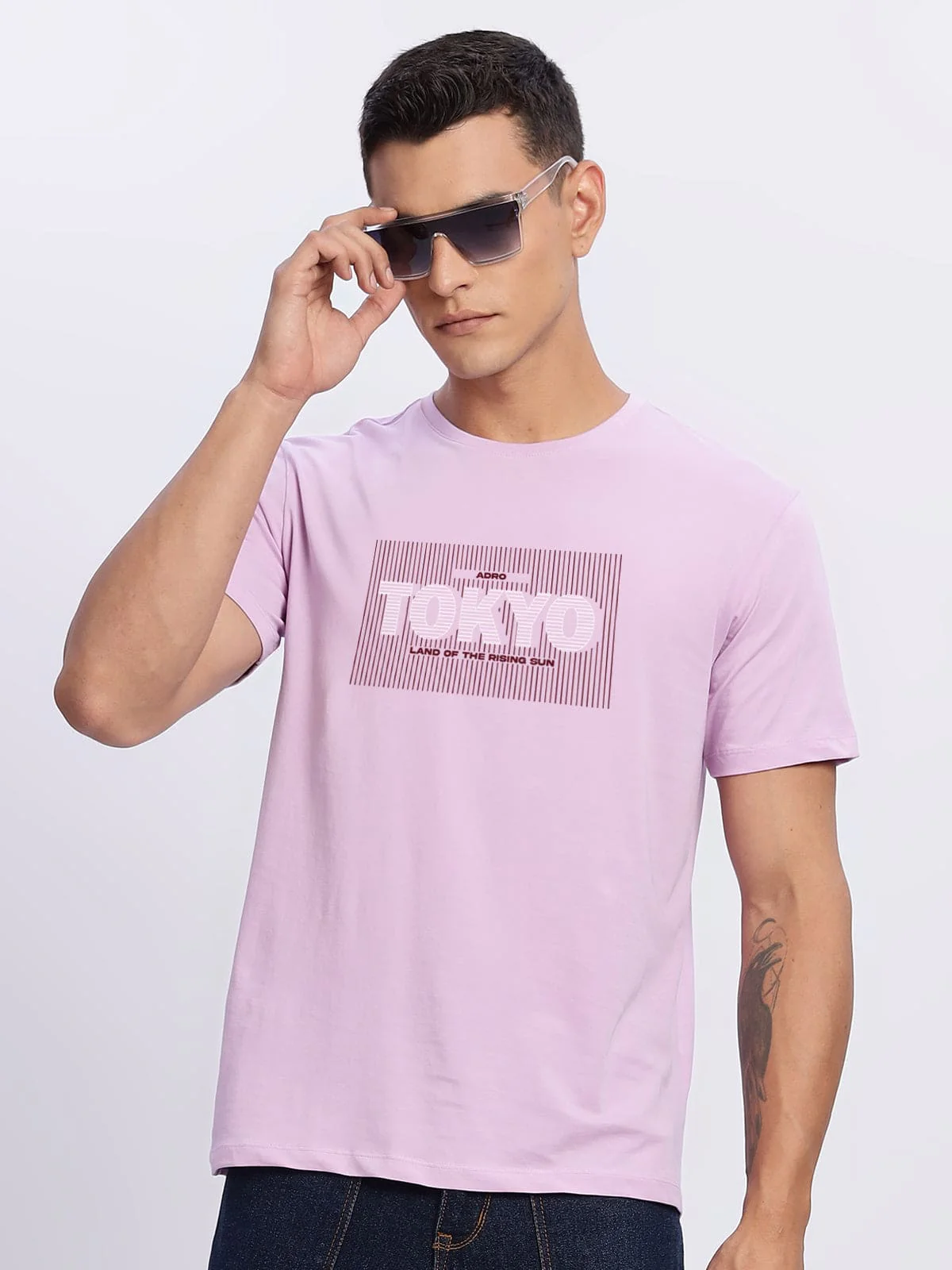 Lycra Cotton Regular Fit T-Shirt - Image 27
