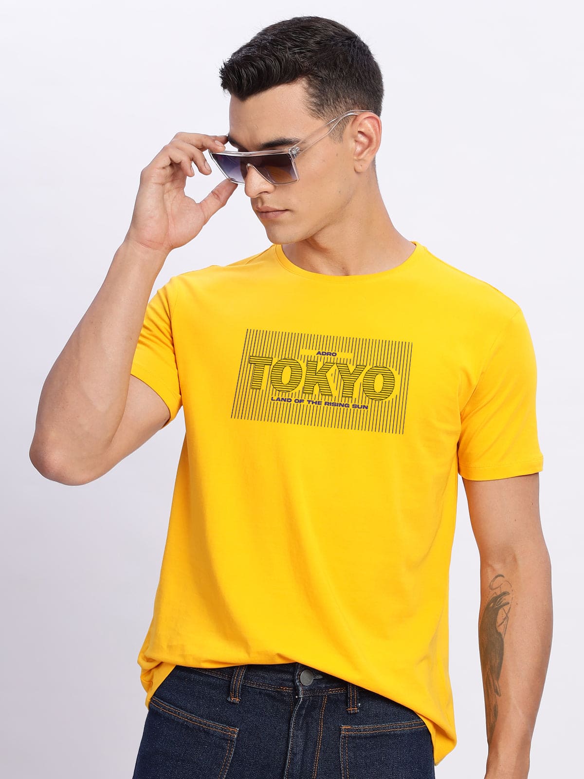 Lycra Cotton Regular Fit T-Shirt - Image 34
