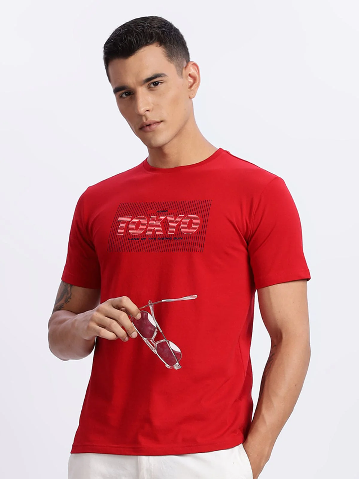 Lycra Cotton Regular Fit T-Shirt - Image 48