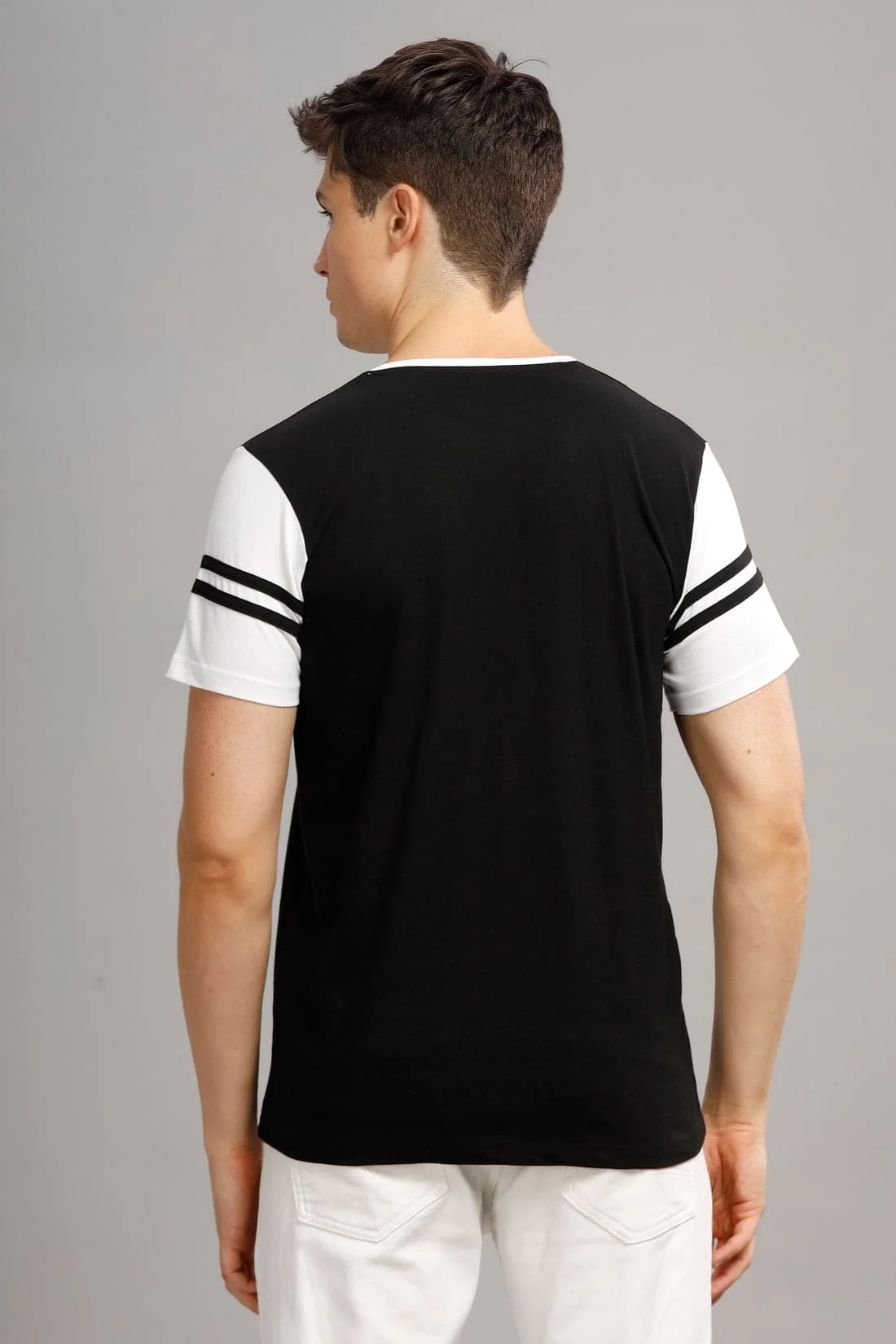 Colourblocked Cotton T-Shirt - Image 2
