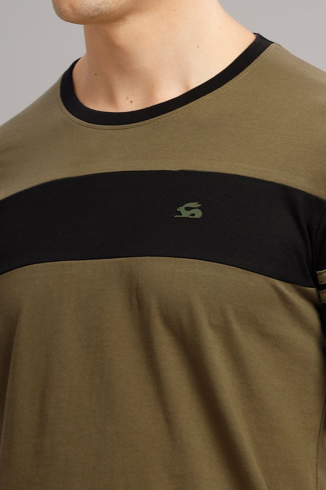 Colourblocked Cotton T-Shirt - Image 4