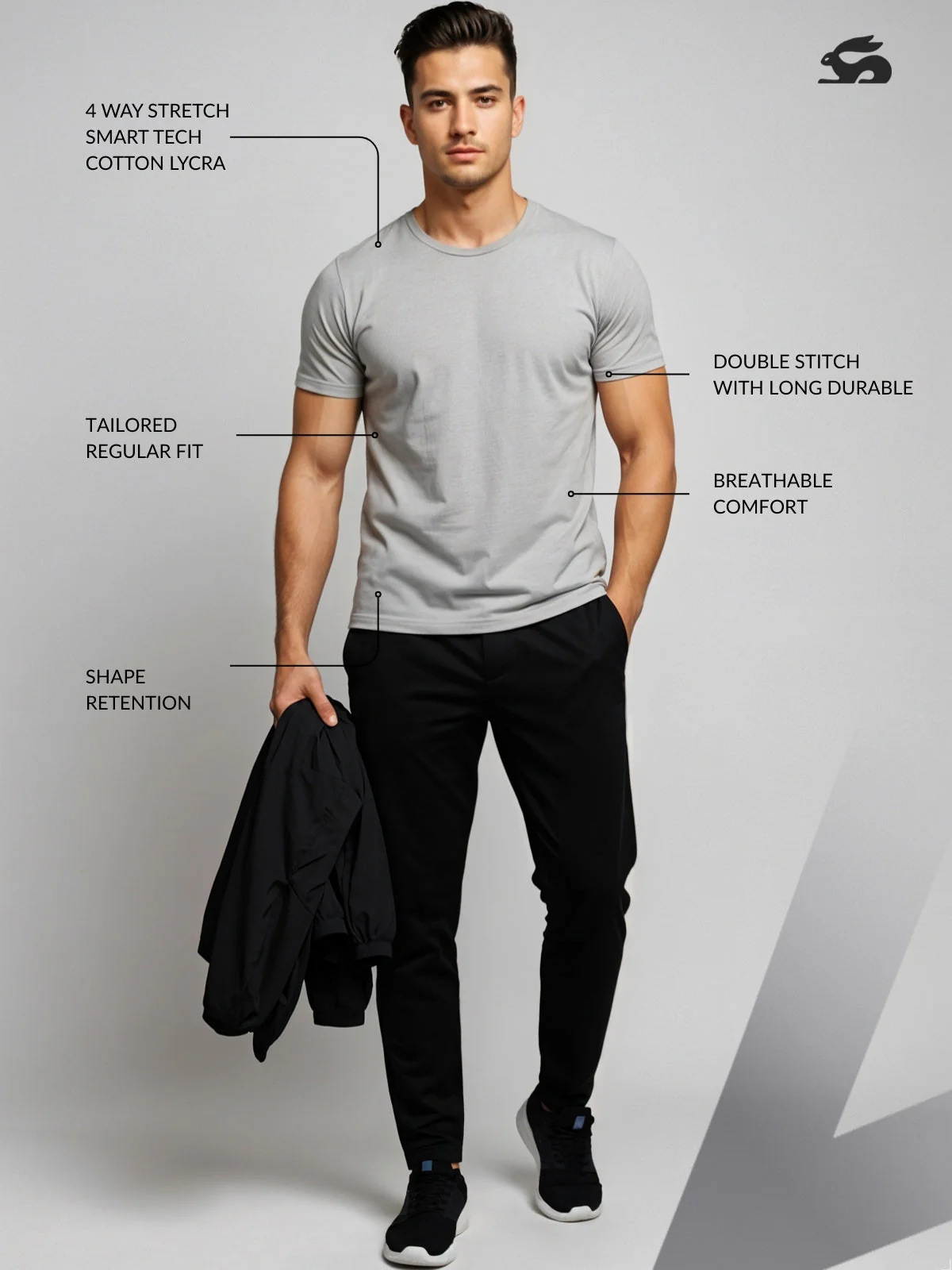 Cotton Plain T-Shirt - Image 13