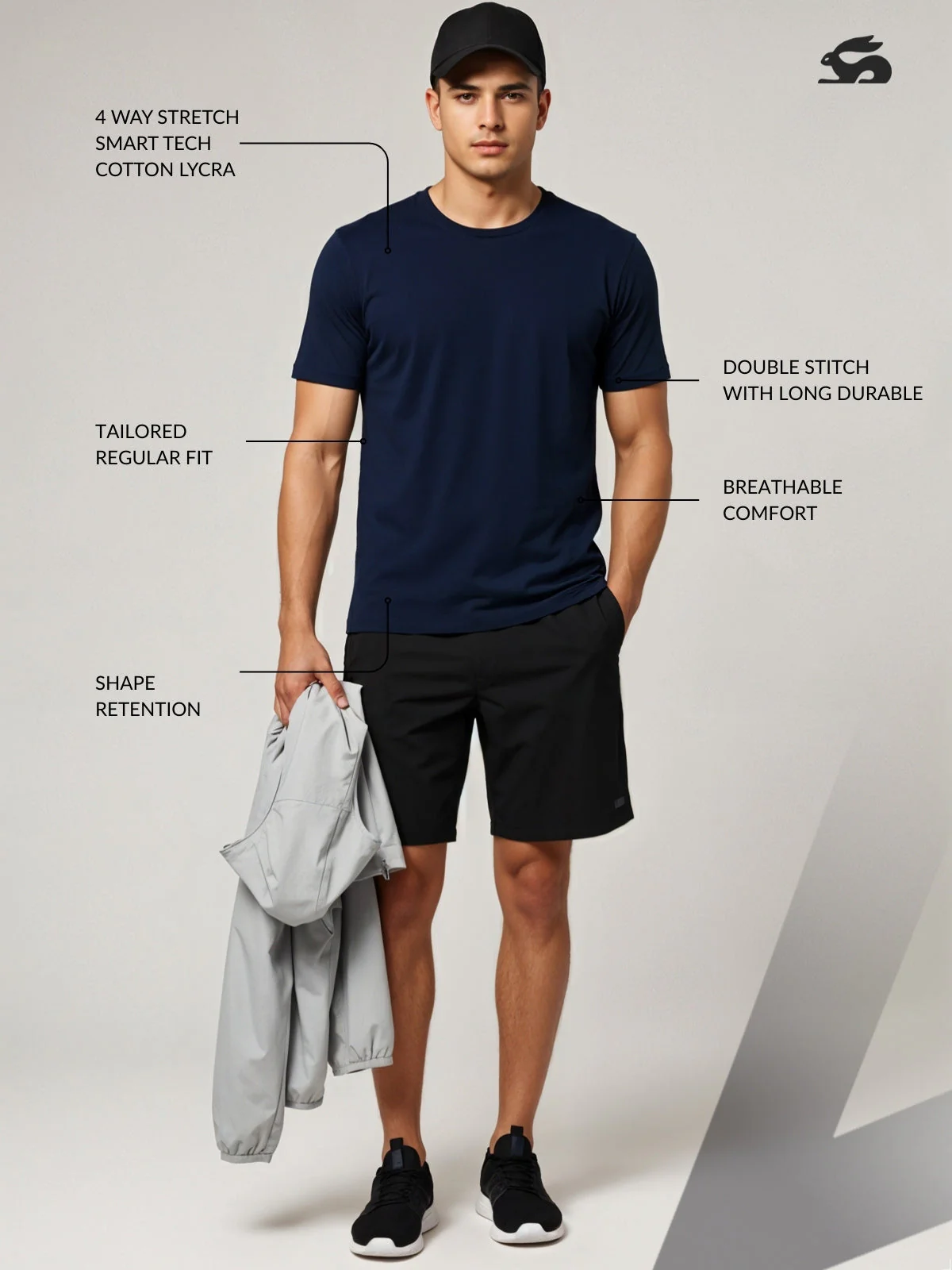 Cotton Plain T-Shirt - Image 41