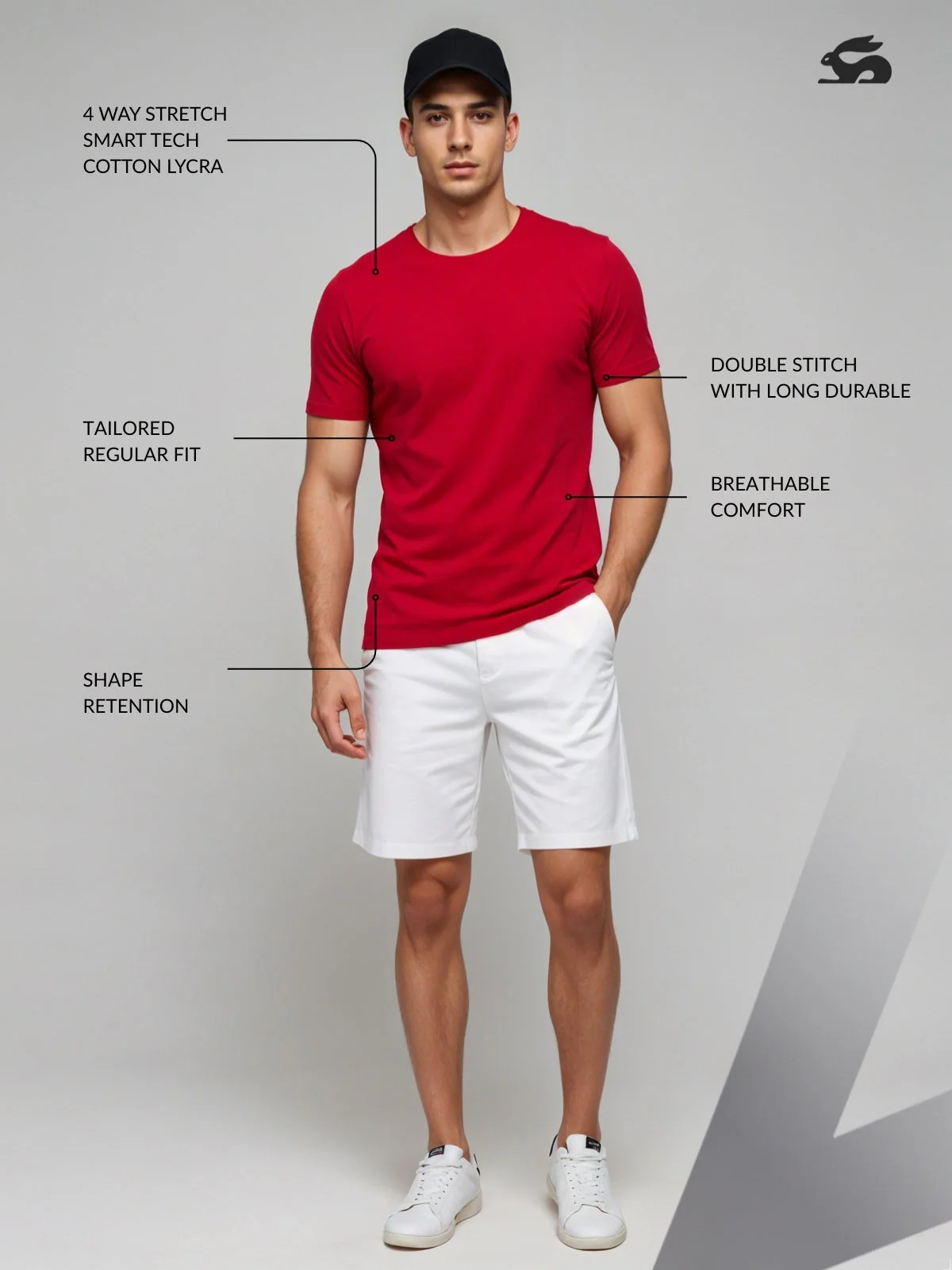 Cotton Plain T-Shirt - Image 70