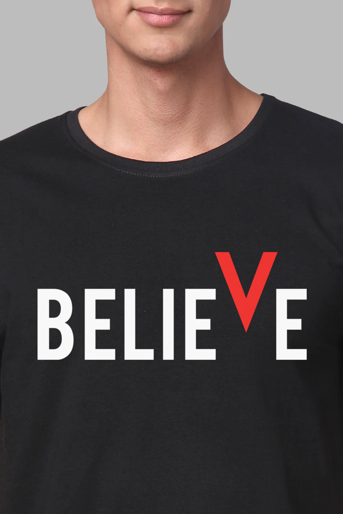 Believe Design Printed T-Shirt - Image 5