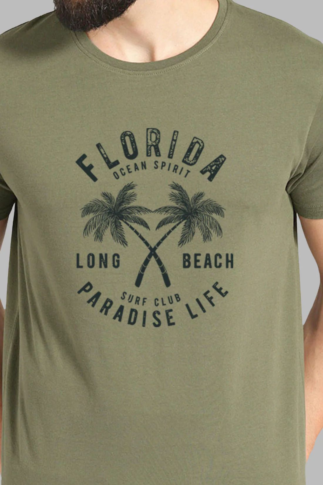 Florida Paradise Life Mens Printed T-Shirt - Image 4