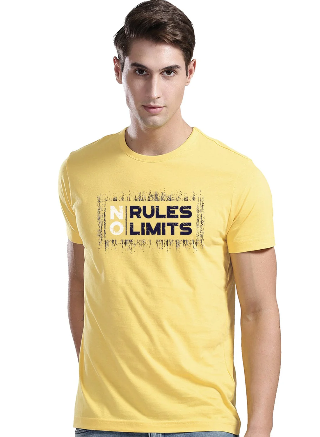 No Rules No Limits Mens Printed T-Shirt - Image 3
