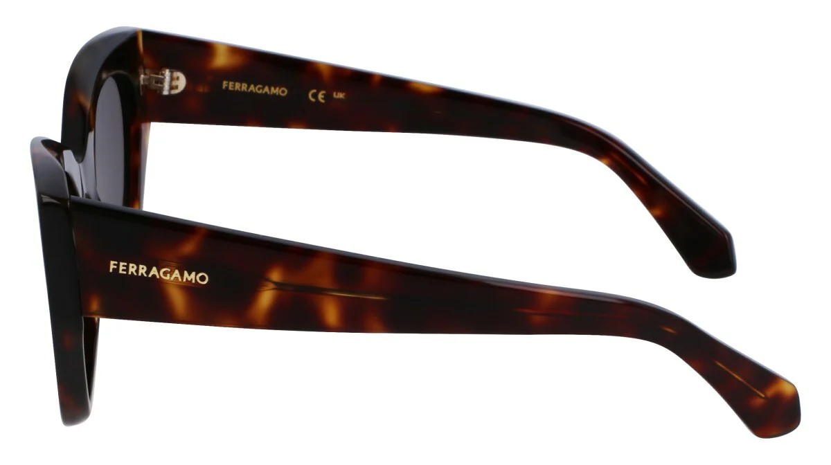 Salvatore Ferragamo Dark Tortoise Woman Sunglasses - Image 4