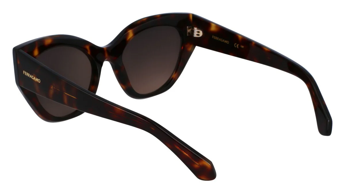 Salvatore Ferragamo Dark Tortoise Woman Sunglasses - Image 5