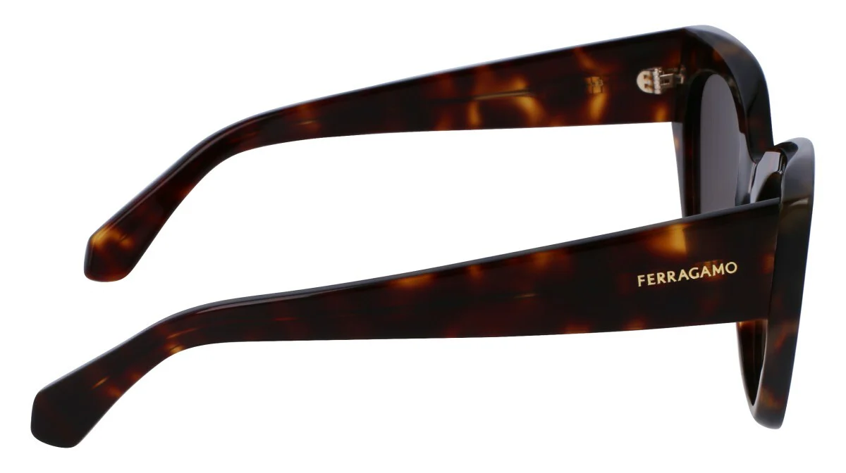 Salvatore Ferragamo Dark Tortoise Woman Sunglasses - Image 7