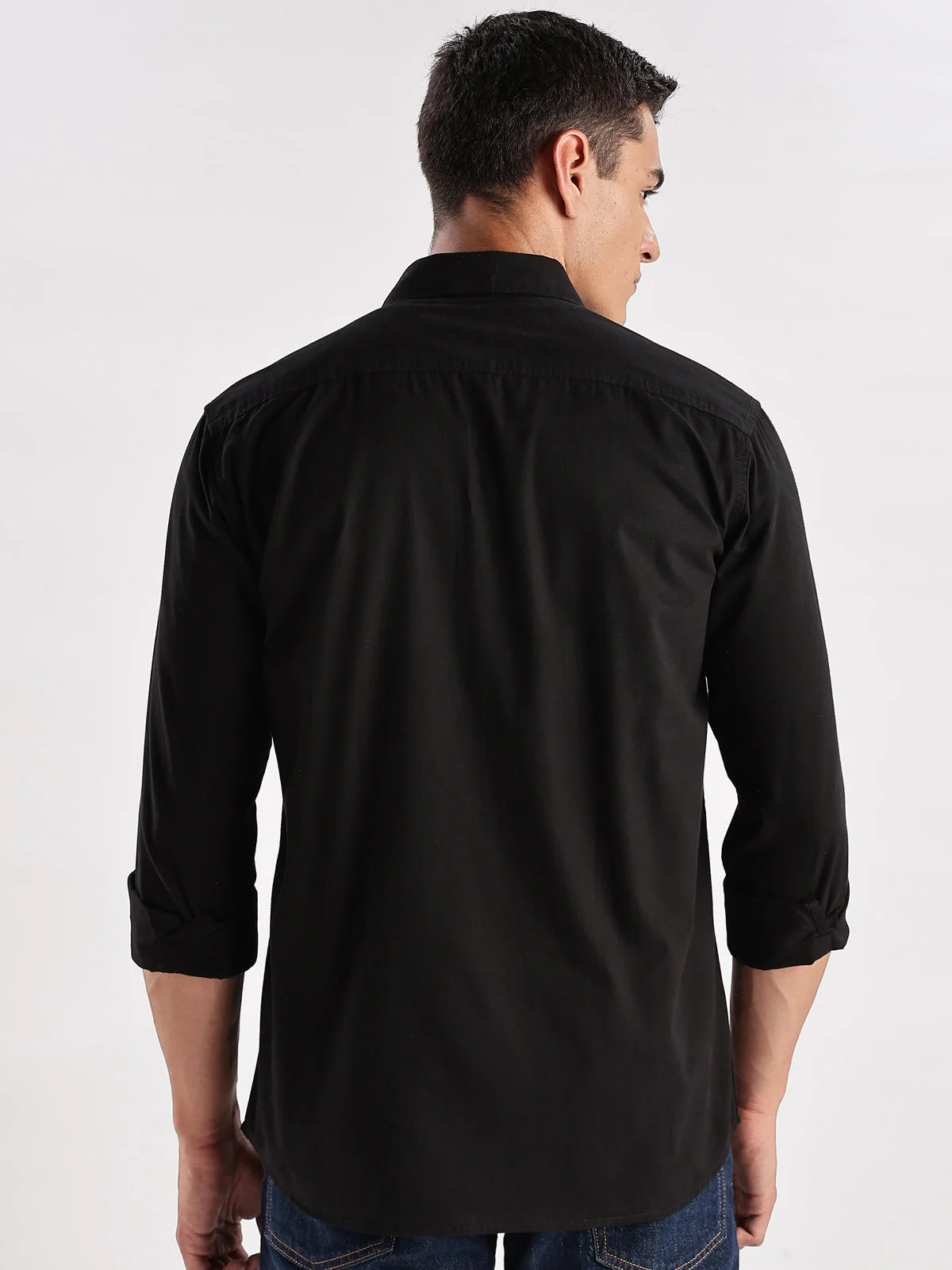 Double Pocket Mens Casual Shirt - Image 5