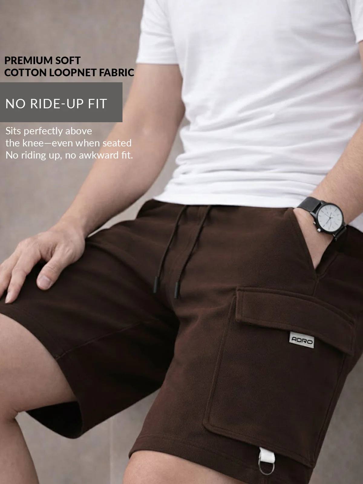 Adro Cargo Shorts for Men - Image 4