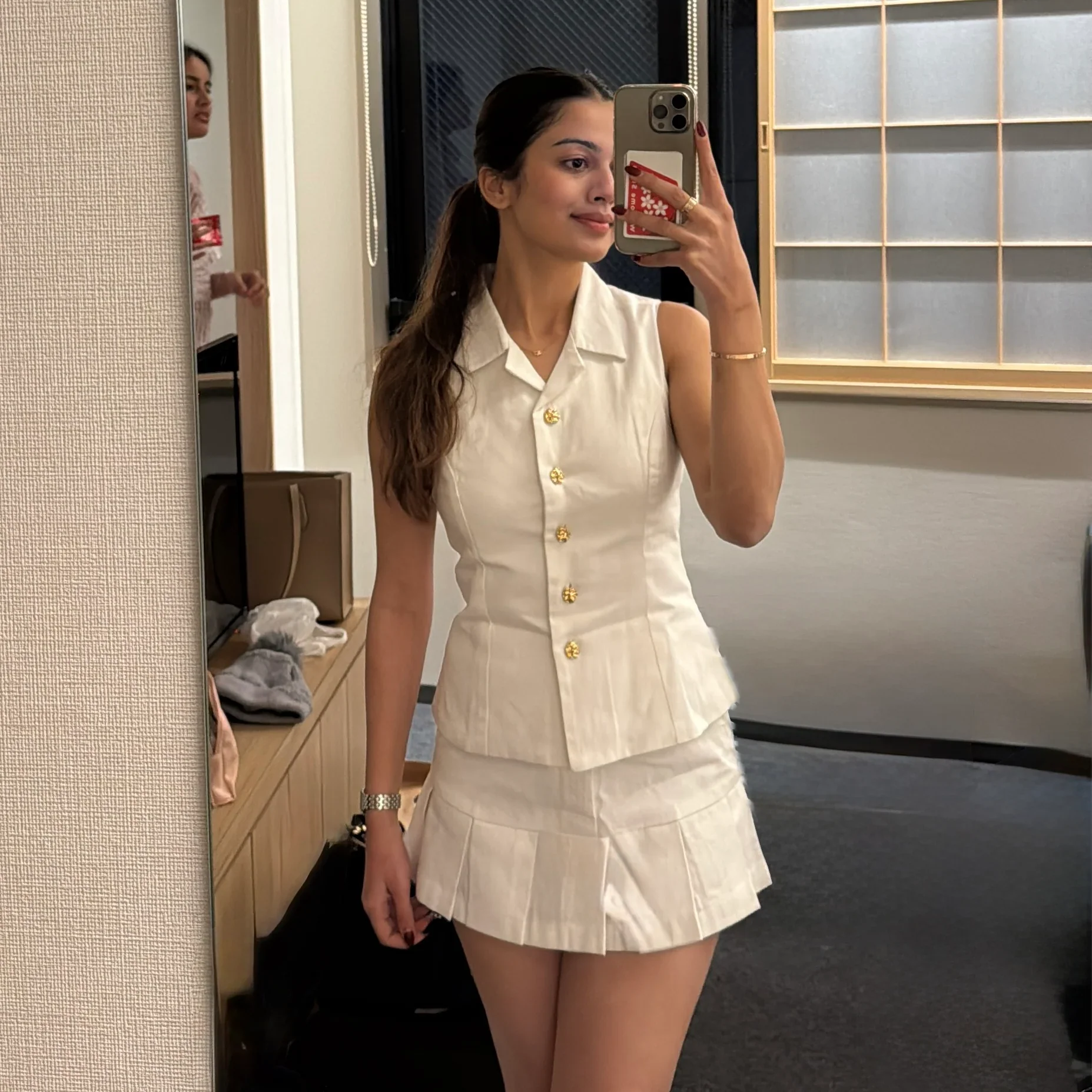 Sia Skirt | White Skirt - Image 6