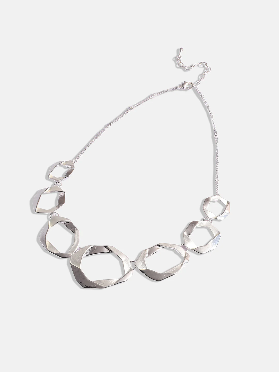 Silver-Plated Twisted Jewellery Set - Image 5