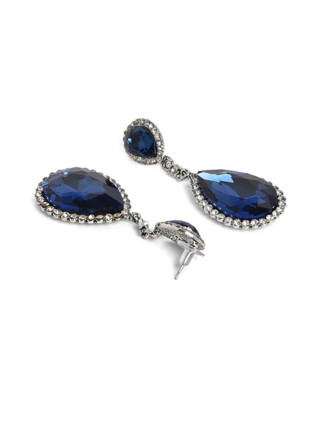 Designer Stone Drop Earrings - Image 4
