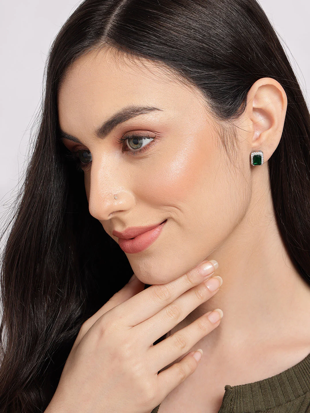 Emerald Designer Studs - Image 2