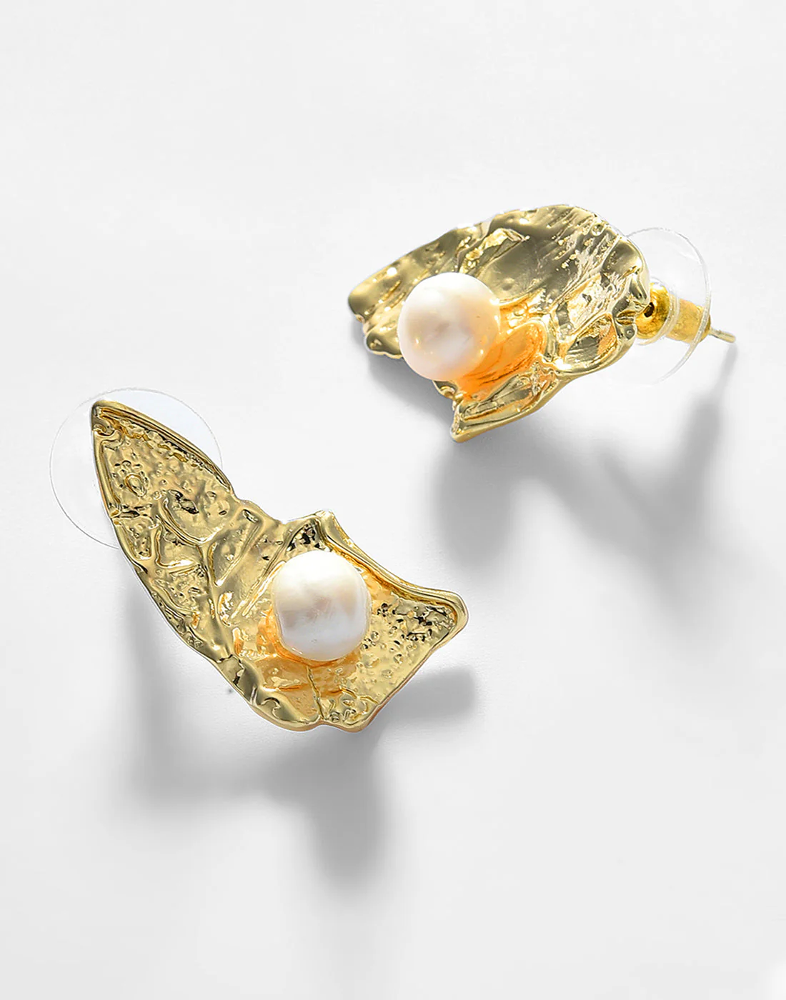 Gold Plated Butterfly Shaped Earring - Image 4