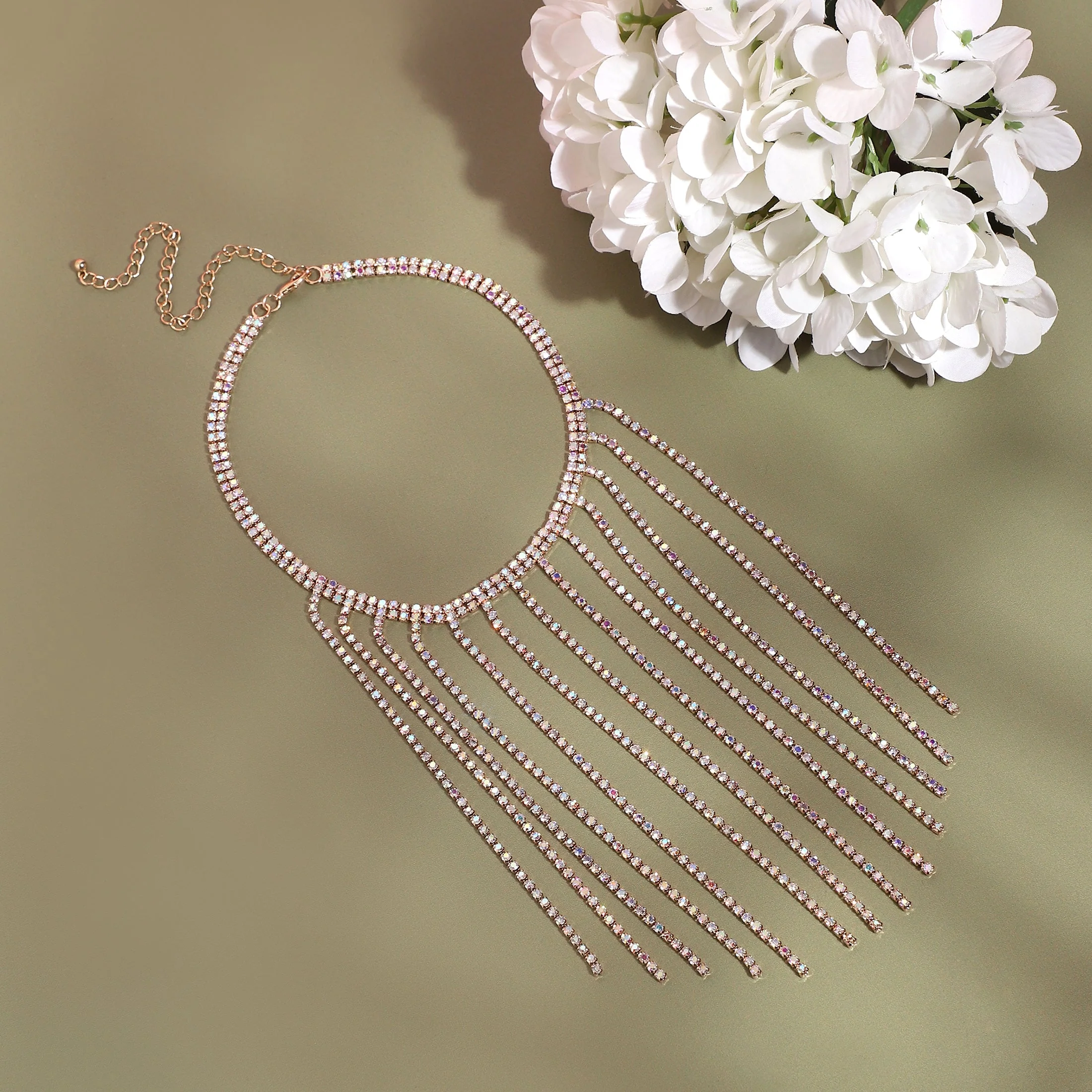 Gold-Plated Long Necklace Necklace - Image 2