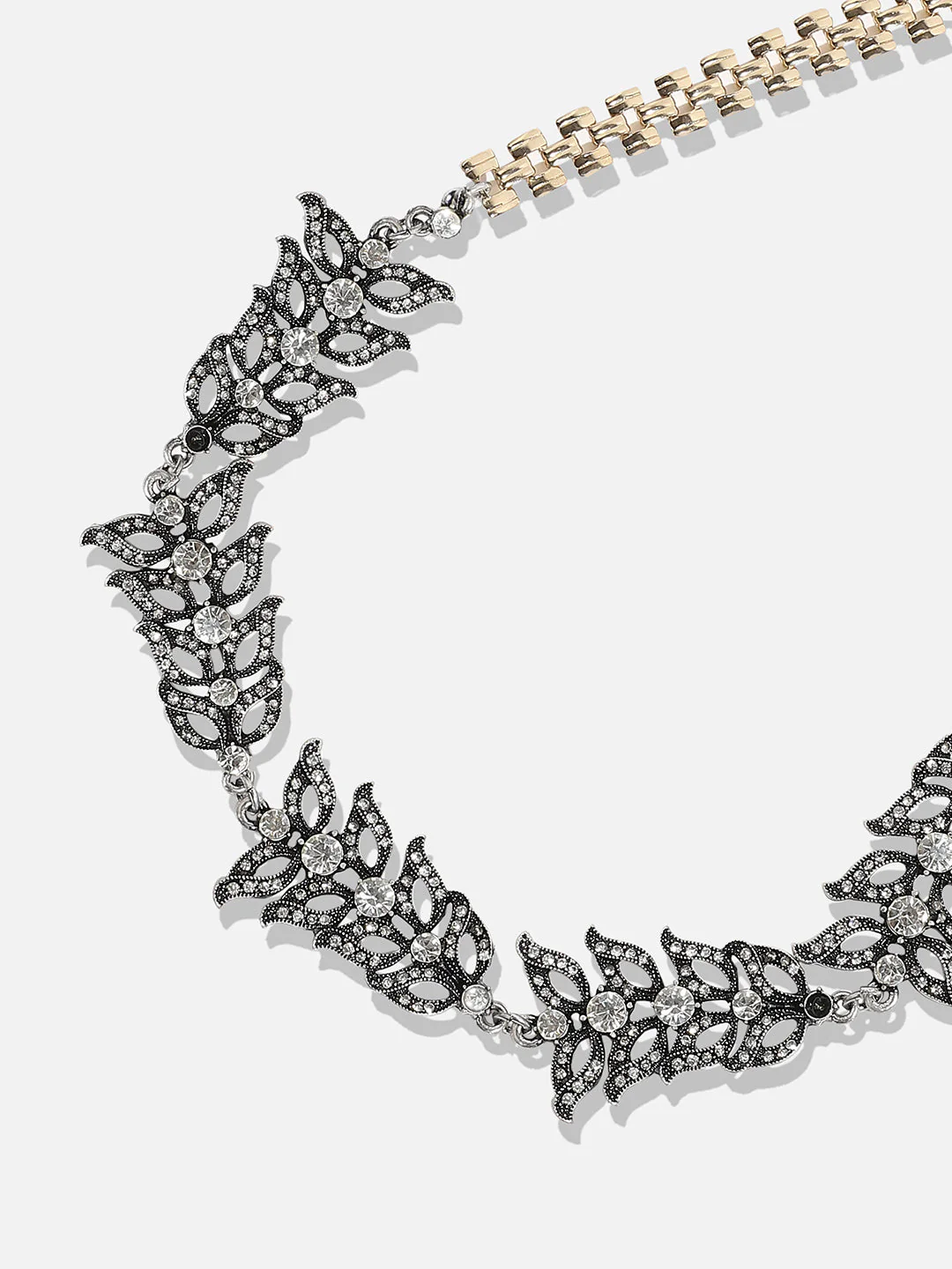 Gemstone Cluster Necklace - Image 5