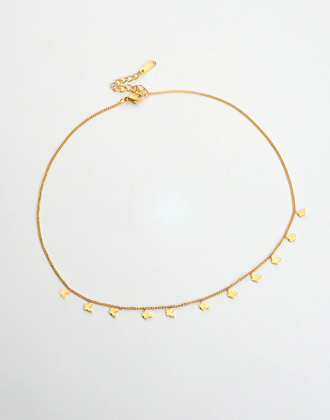 Gold Plated Butterfly Shaped Necklace - Image 3