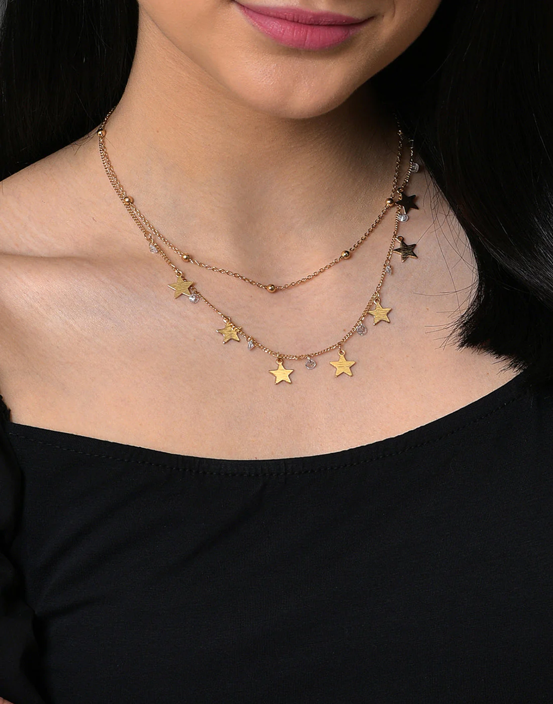 Pack of 2 Gold Plated Designer Pendant - Image 2