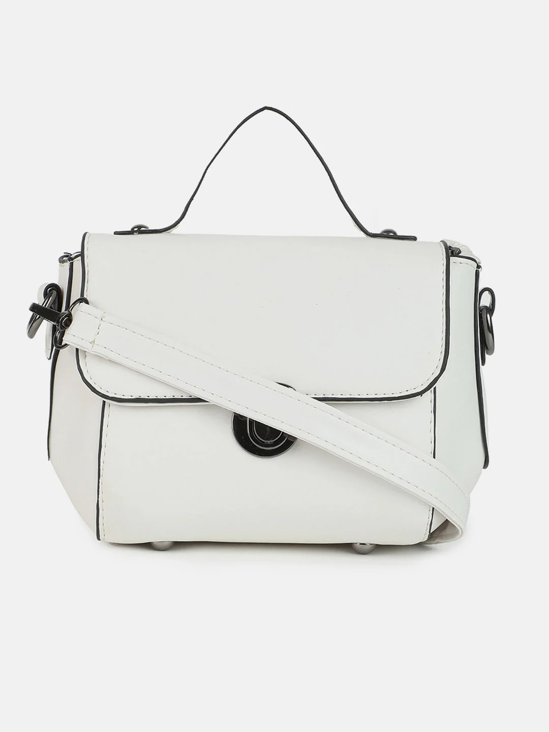 Classy Companion White Cross Body Bag - Image 3