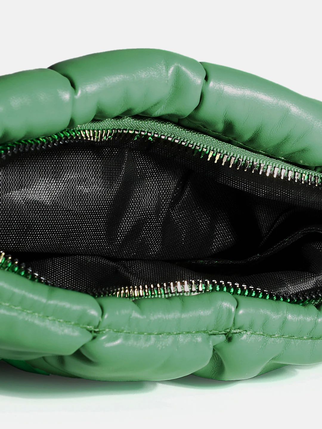Chartreuse Quilted Green Cross Body Bag - Image 7