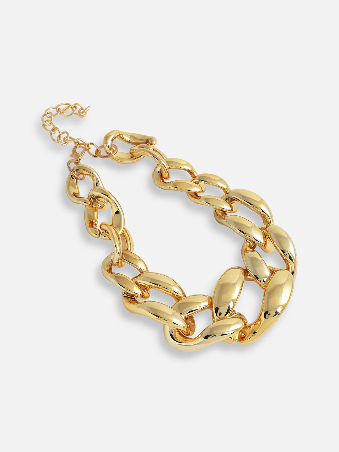 Gold Plated Designer Party Necklace For Women - Image 4