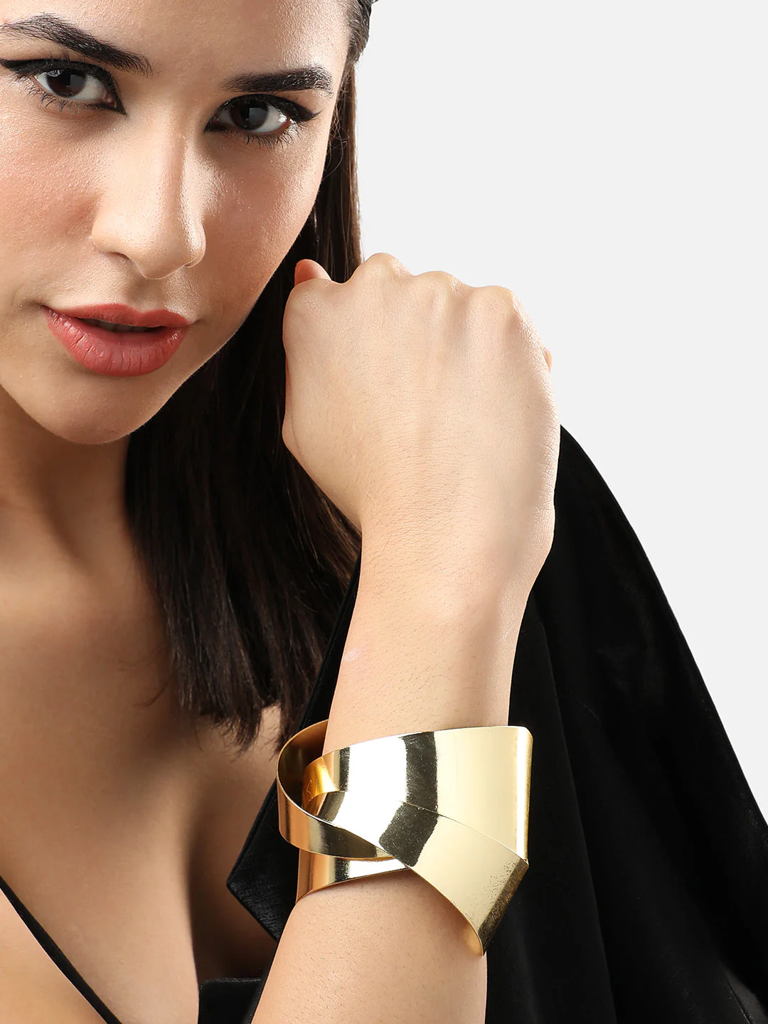 GOLD PLATED PARTY DESIGNER BRACELET FOR WOMEN - Image 3