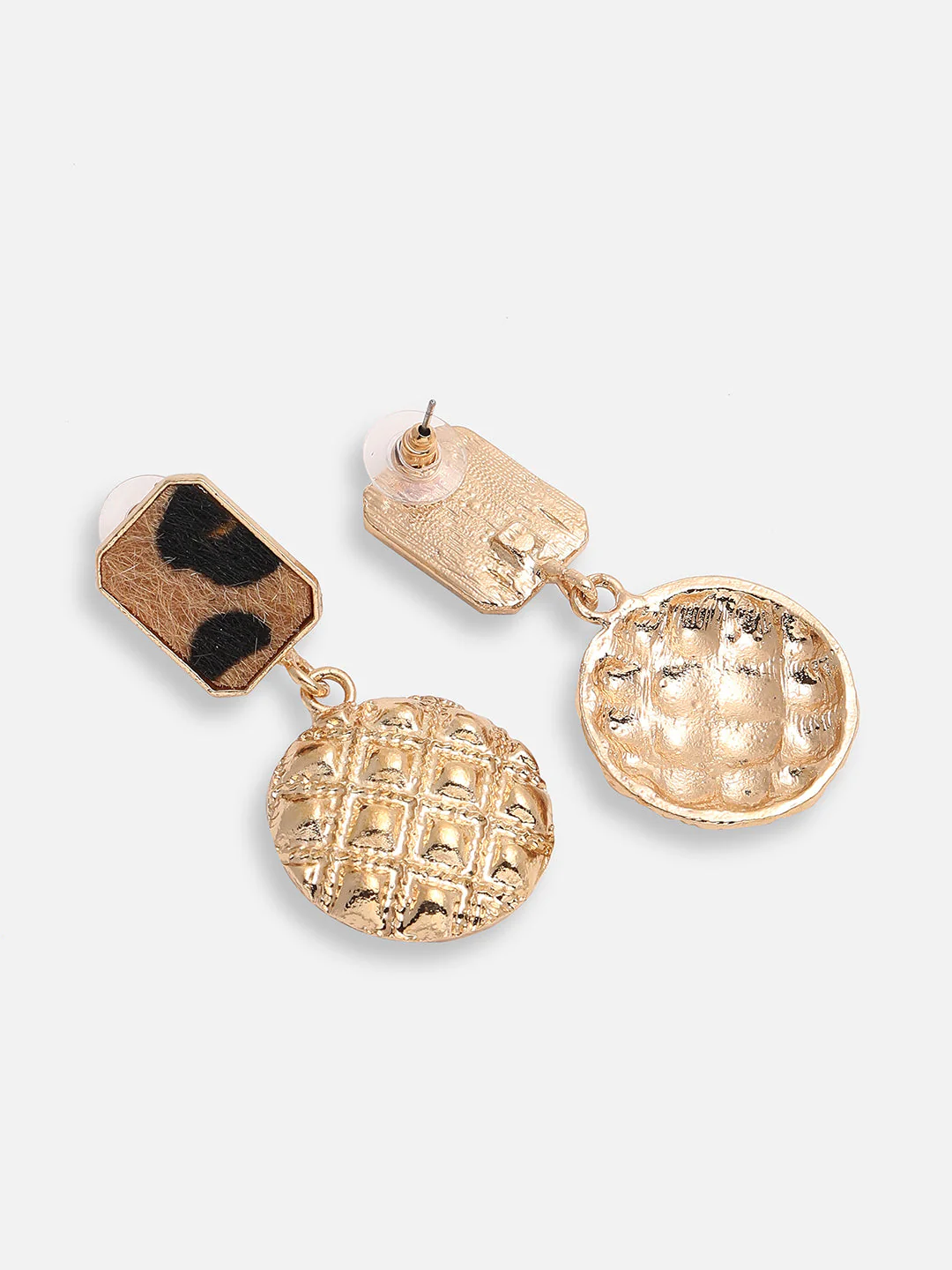 GOLD PLATED PARTY DESIGNER DROP EARRING FOR WOMEN - Image 5