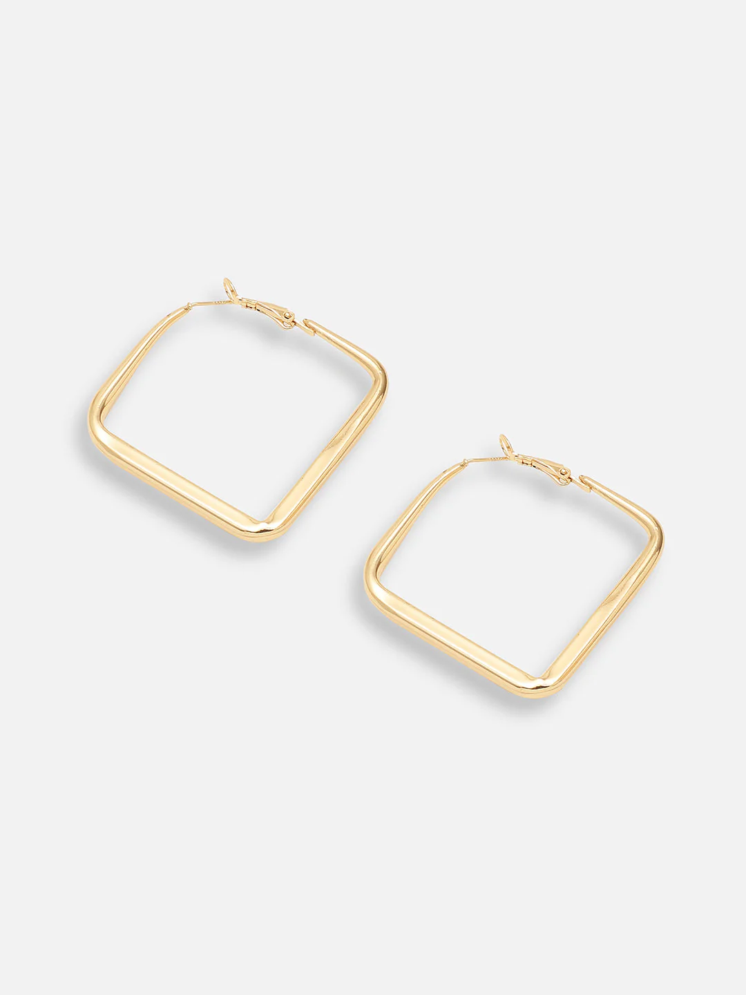 GOLD PLATED PARTY DESIGNER HOOP EARRING FOR WOMEN - Image 4