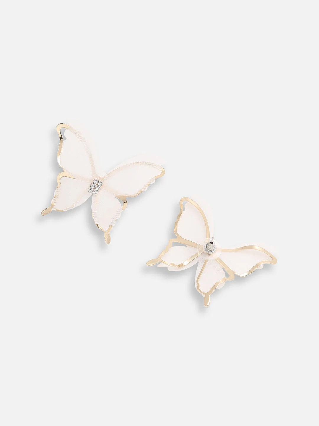GOLD PLATED PARTY DESIGNER STONE STUD FOR WOMEN - Image 5