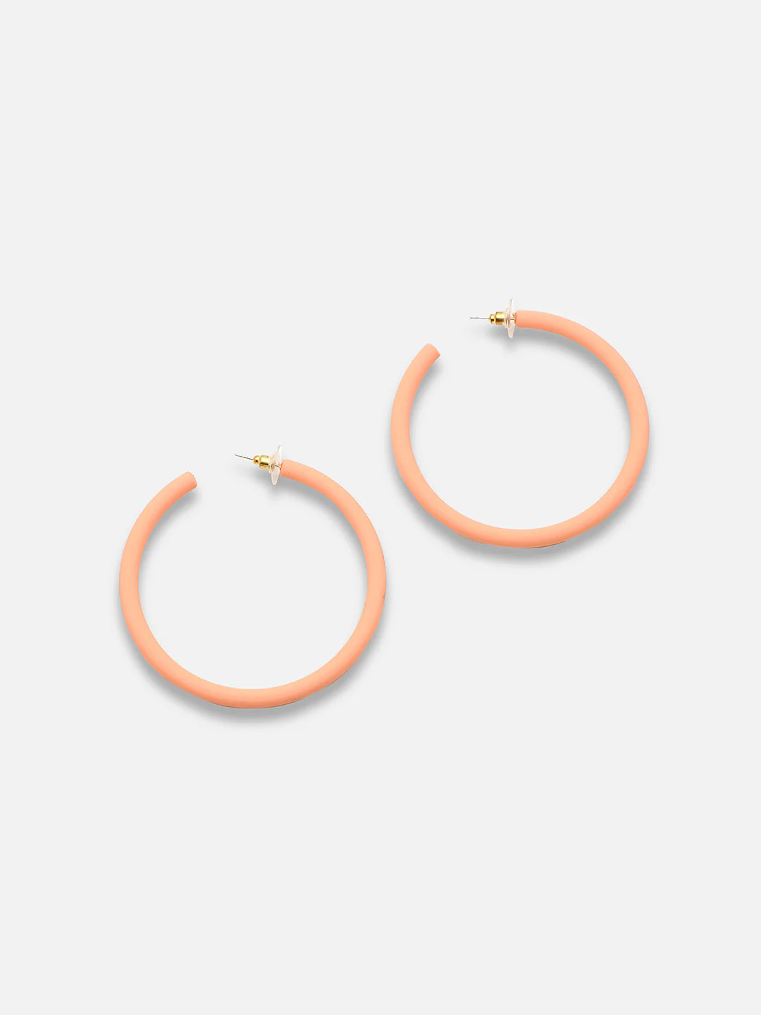 GOLD PLATED PARTY DESIGNER HOOP EARRING FOR WOMEN - Image 4
