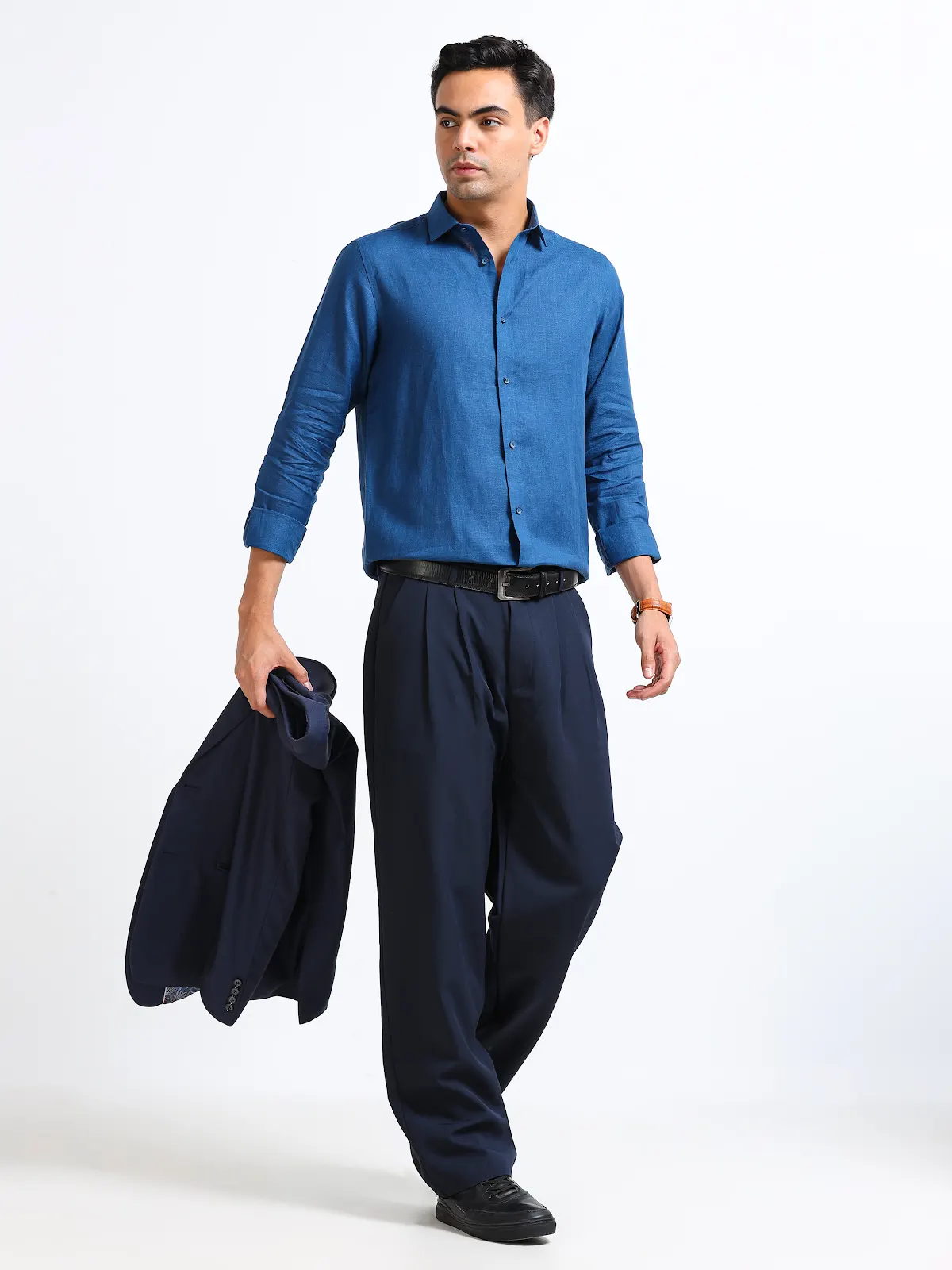 THE LINEN EDIT - Midnight Navy - Image 11